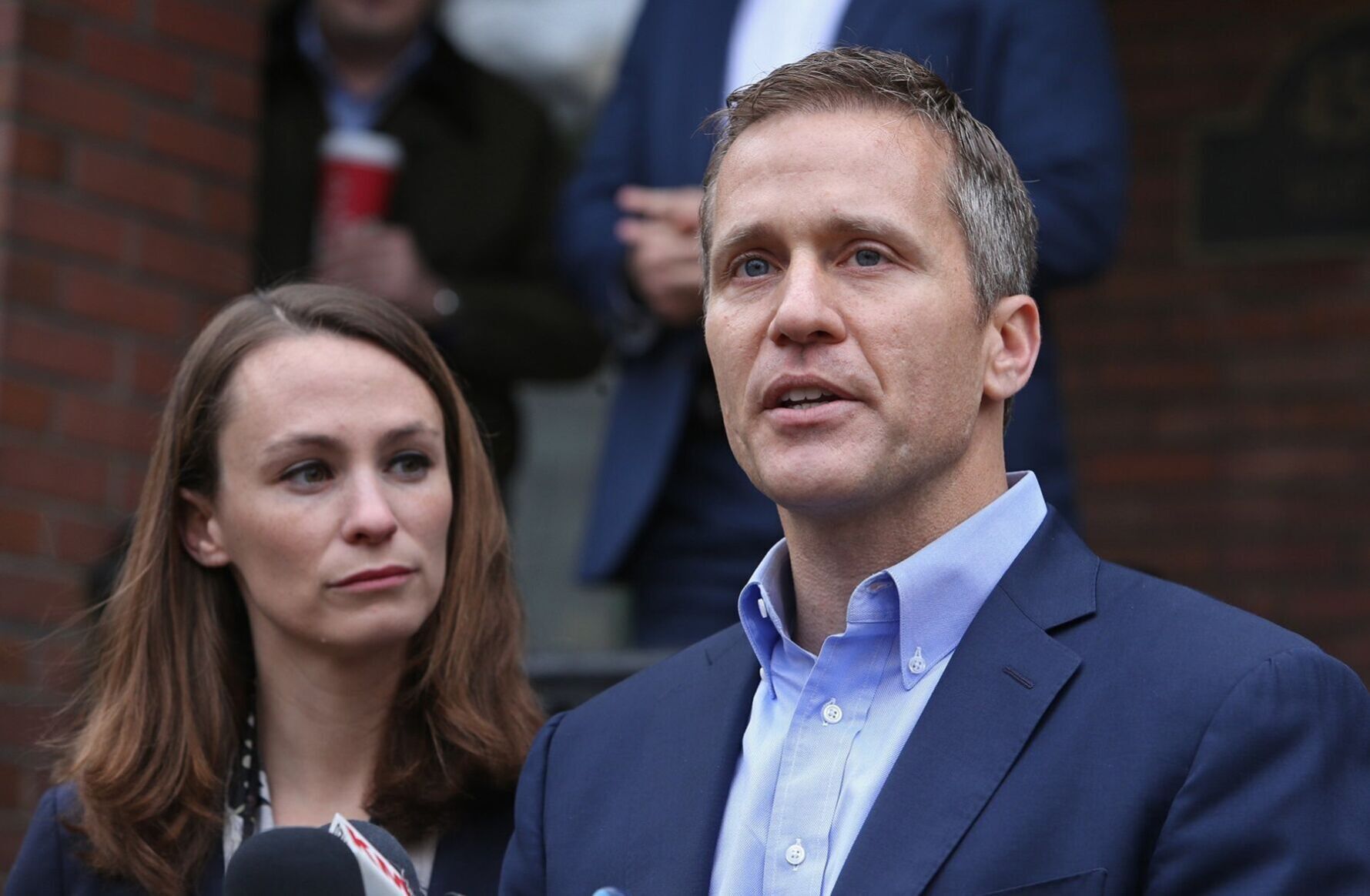 Eric and Sheena Greitens in 2016
